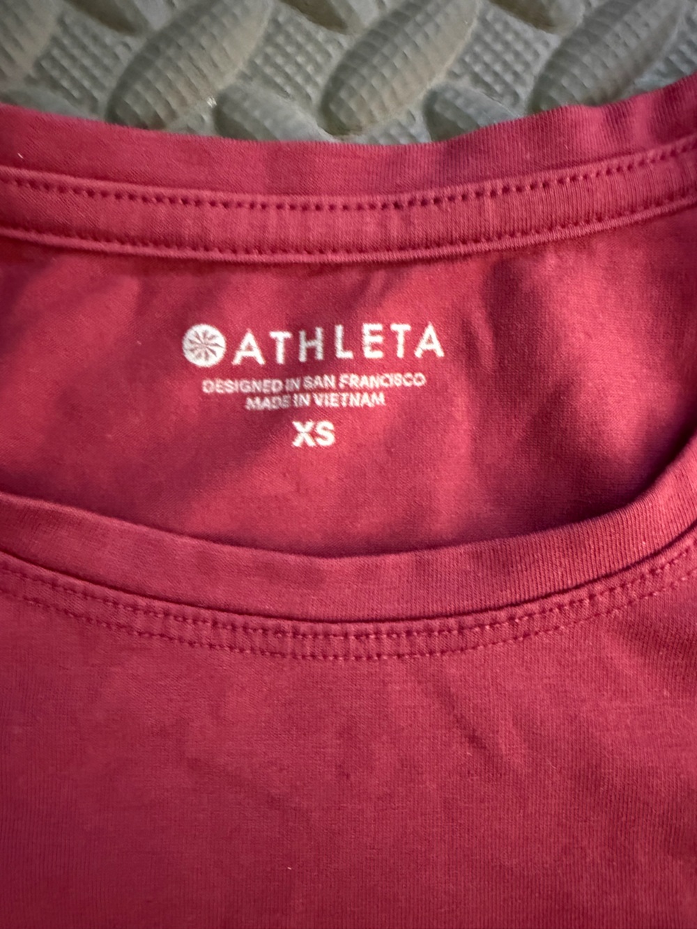 Athleta Raspberry High Neck Tank Top - Picture 2 of 3